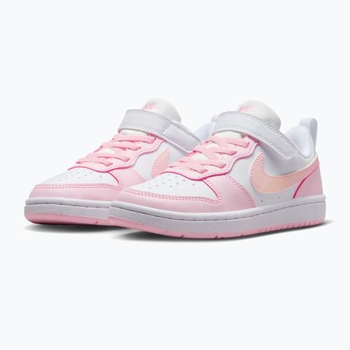 Dětské boty Nike Court Borough Low Recraft white/pink foam