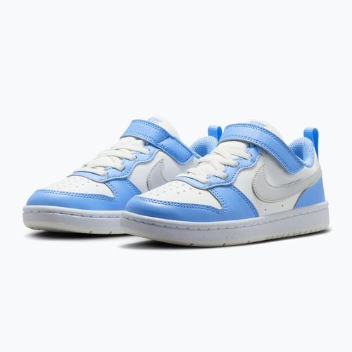 Dětské boty Nike Court Borough Low Recraft summit white/cobalt pulse/vast grey