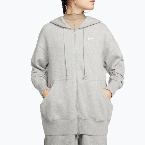 Dámská mikina  Nike Sportswear Phoenix Fleece dark grey heather/sail