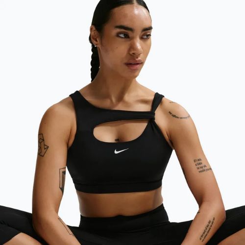 Tréninková podprsenka Nike One Medium Support black/white