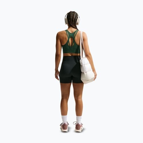Tréninková podprsenka Nike Zenvy Light Support Longline fir/white