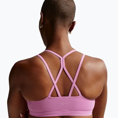 Tréninková podprsenka Nike Zenvy Strappy Light-Support light magenta/white
