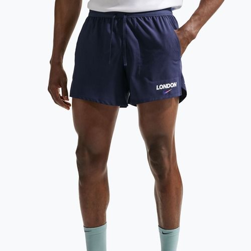 Pánské běžecké šortky Nike Stride Dri-Fit Brief Lined 5" midnight navy