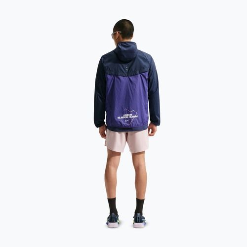 Pánská běžecká bunda Nike Stride Dri-Fit ADV midnight navy/court purple