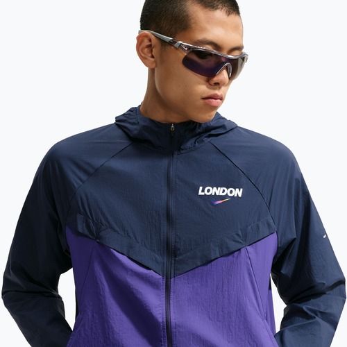 Pánská běžecká bunda Nike Stride Dri-Fit ADV midnight navy/court purple