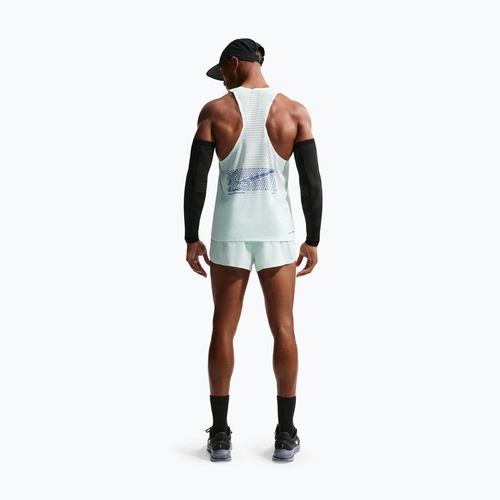 Pánské běžecké tričko Nike AeroSwift Dri-Fit ADV Running Singlet barely green/lapis