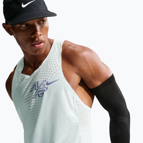 Pánské běžecké tričko Nike AeroSwift Dri-Fit ADV Running Singlet barely green/lapis