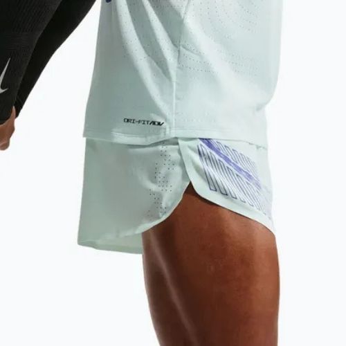 Pánské běžecké šortky Nike AeroSwift Dri-Fit ADV Brief-Lined 2" barely green/lapis