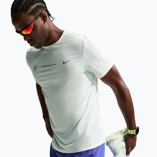 Pánské běžecké tričko Nike AeroSwift Dri-Fit ADV barely green/lapis