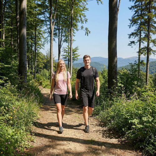 Pánská trekkingová tričko KADVA TrailCore prodyšné černé