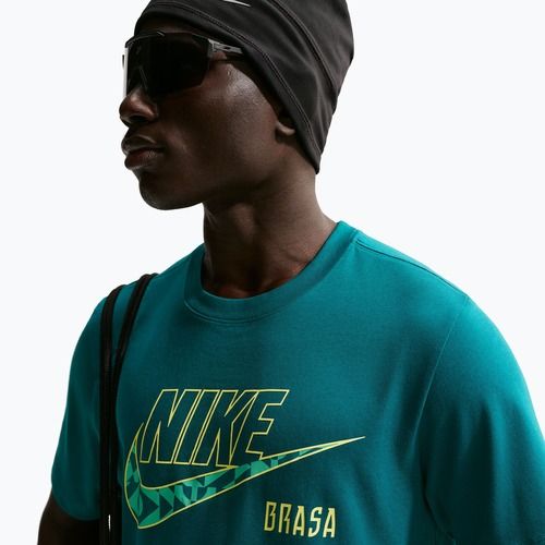 Pánské fotbalové tričko Nike Brazil Soccer geode teal
