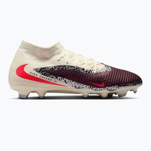 Pánské kopačky Nike United Phantom 6 High Academy MG burgundy crush/fossil/university red