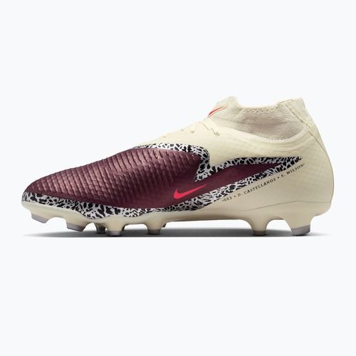 Pánské kopačky Nike United Phantom 6 High Academy MG burgundy crush/fossil/university red