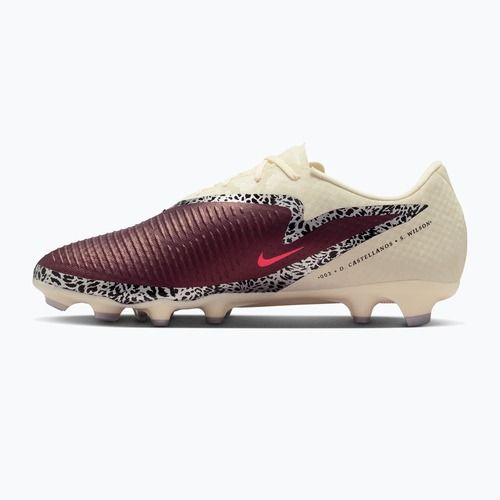 Pánské kopačky Nike United Phantom 6 Low Academy MG burgundy crush/fossil/university red