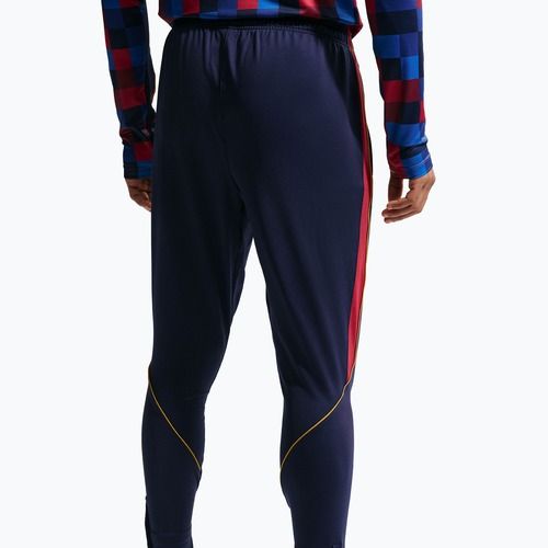 Pánské fotbalové kalhoty Nike FC Barcelona Strike Dri-Fit blackened blue/noble red/yellow