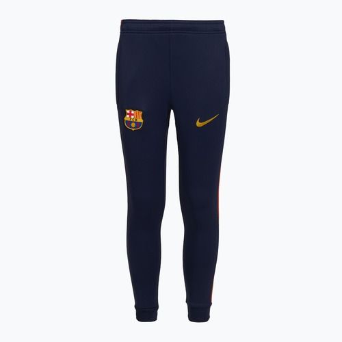 Dětská fotbalová tepláková souprava Nike FC Barcelona Strike Dri-Fit Soccer Knit noble red/blackened blue