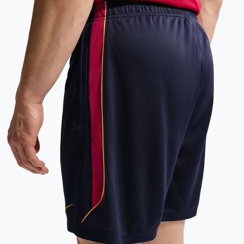 Pánské fotbalové šortky Nike FC Barcelona Strike blackened blue/noble red/mineral yellow
