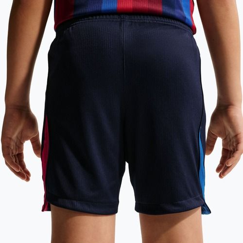 Dětské fotbalové šortky Nike FC Barcelona Dri-Fit Stadium Home blackened blue/mineral yellow