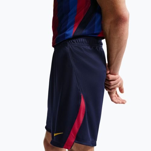 Pánské fotbalové šortky Nike FC Barcelona Dri-Fit Stadium Home blackened blue/mineral yellow