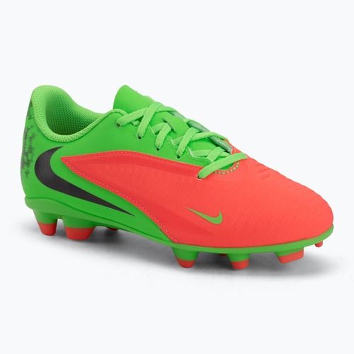 Dětské kopačky Nike Jr. Phantom 6 Club Erling Haaland MG hot punch/green strike/black