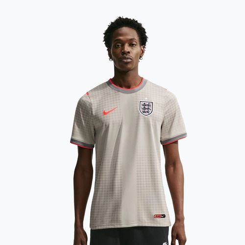 Pánské fotbalové tričko Nike England Academy Pro Pre-Match pewter grey/bright crimson