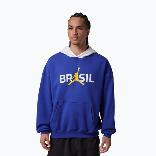 Pánská mikina Nike Jordan Brooklyn Fleece old royal/white