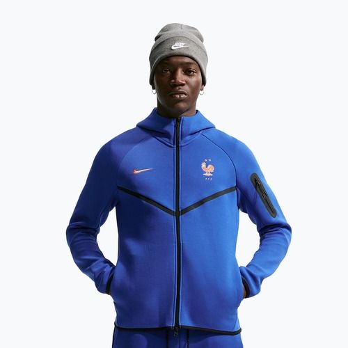 Pánská mikina Nike FFF Tech Fleece Windrunner Full Zip game royal/metallic copper