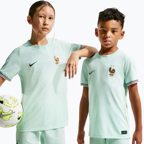 Dětské fotbalové tričko Nike FFF 2026 Stadium Away igloo/monarch/monarch