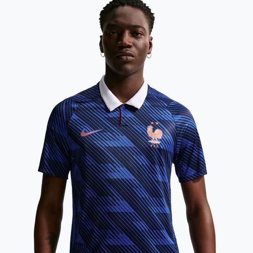 Pánské fotbalové tričko Nike FFF 2026 Stadium Home game royal/metallic copper