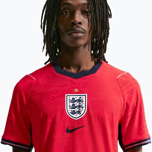 Pánské fotbalové tričko Nike England 2026 Match Away speed red/obsidian/white/obsidian