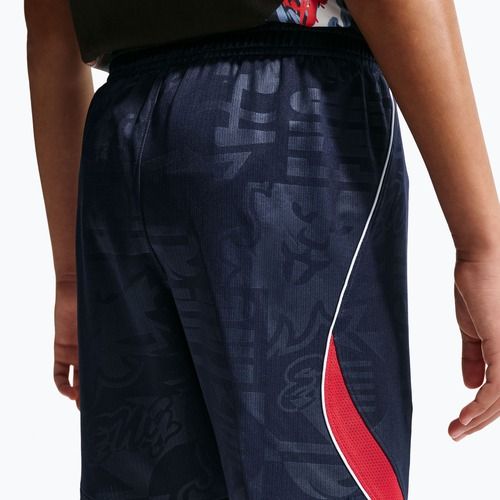 Dětské fotbalové šortky Nike England 2026 Stadium Away obsidian/speed red/white/speed red