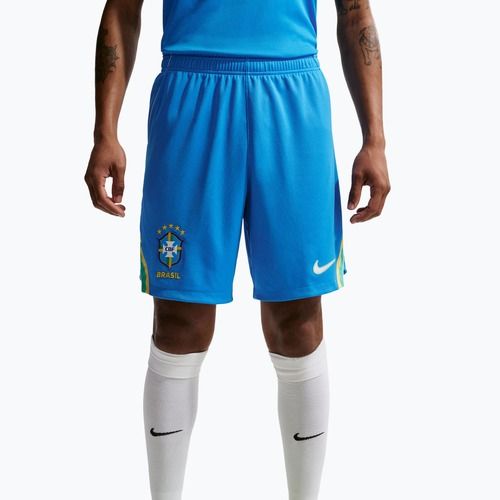 Pánské fotbalové šortky Nike Brazil 2026 Stadium Home lt photo blue/light mint/white