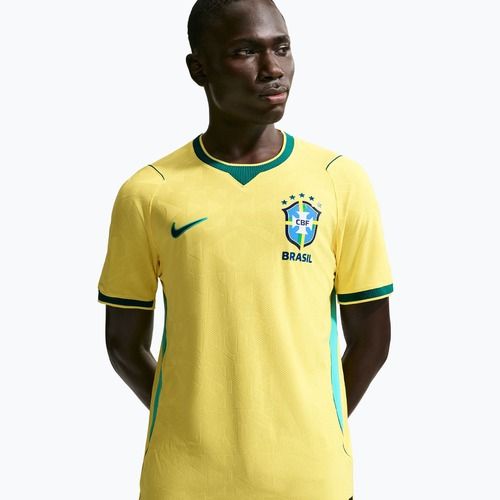 Pánské fotbalové tričko Nike Brazil 2026/27 Match Home canary/light mint/geode teal