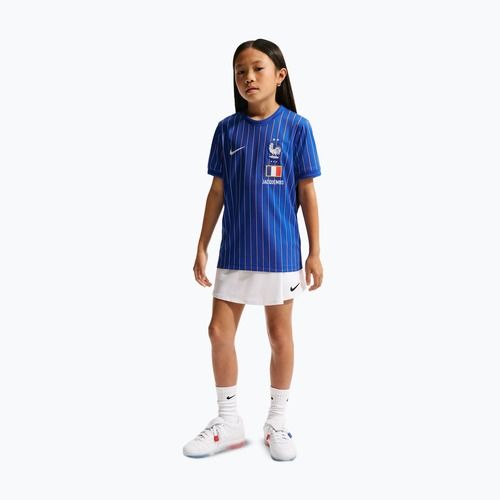 Dětské fotbalové tričko Nike France Pre-Match game royal/university red/white