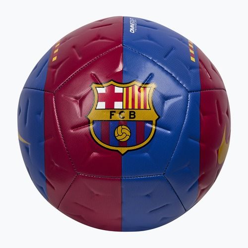 Fotbalový míč Nike Academy FC Barcelona game royal/cardinal red size 5