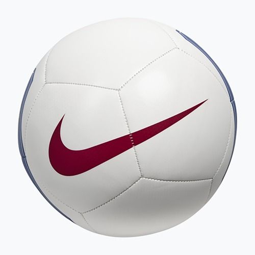 Fotbalový míč Nike Pitch FC Barcelona white/cardinal red size 5