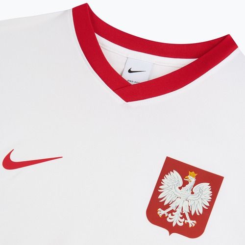 Pánské fotbalové tričko Nike Dri-Fit Poland Home 2026 white/field silver
