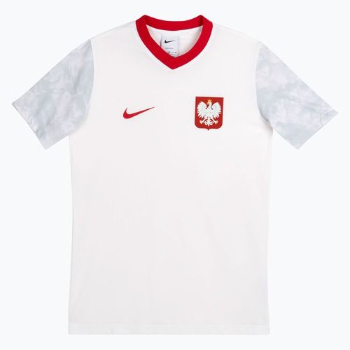 Dětské fotbalové tričko Nike Dri-Fit Poland Home 2026 white/field silver