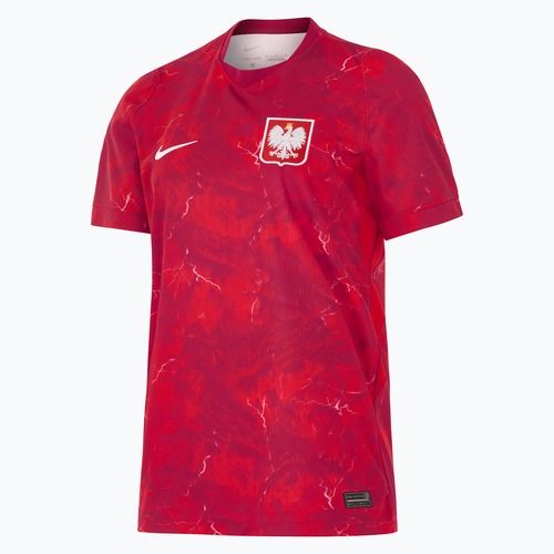 Dámské fotbalové tričko Nike Dri-Fit Poland Stadium Away 2026 noble red/sport red