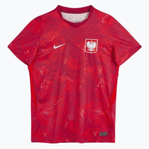 Dámské fotbalové tričko Nike Dri-Fit Poland Stadium Away 2026 noble red/sport red