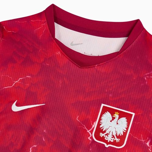 Dámské fotbalové tričko Nike Dri-Fit Poland Stadium Away 2026 noble red/sport red