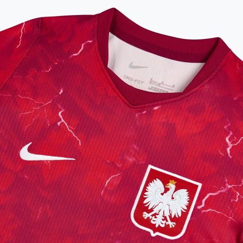 Dětské fotbalové tričko Nike Dri-Fit Poland Stadium Away 2026 noble red/sport red