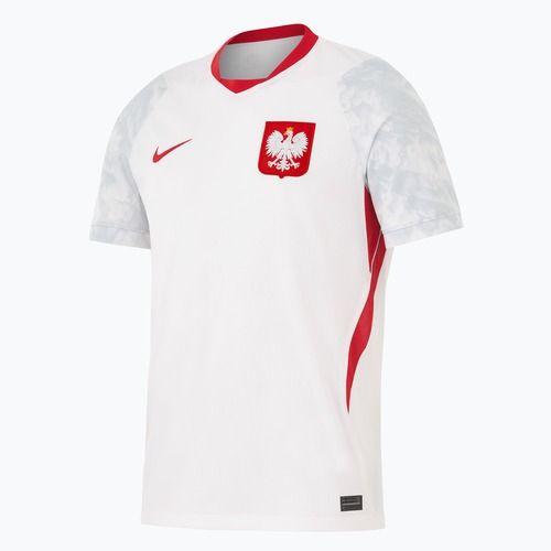Pánské fotbalové tričko Nike Dri-Fit Poland Stadium Home 2026 white/field silver