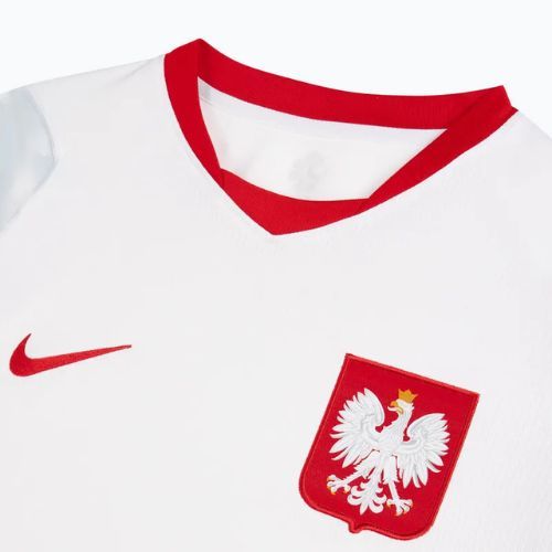 Pánské fotbalové tričko Nike Dri-Fit Poland Stadium Home 2026 white/field silver