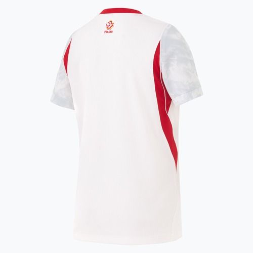 Dětské fotbalové tričko Nike Dri-Fit Poland Stadium Home 2026 white/field silver
