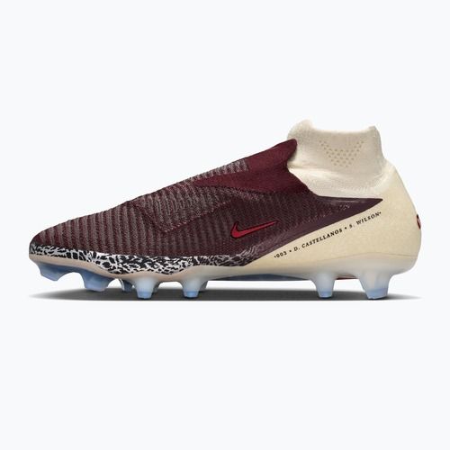 Pánské kopačky Nike United Phantom 6 High Elite FG burgundy crush/fossil/university red