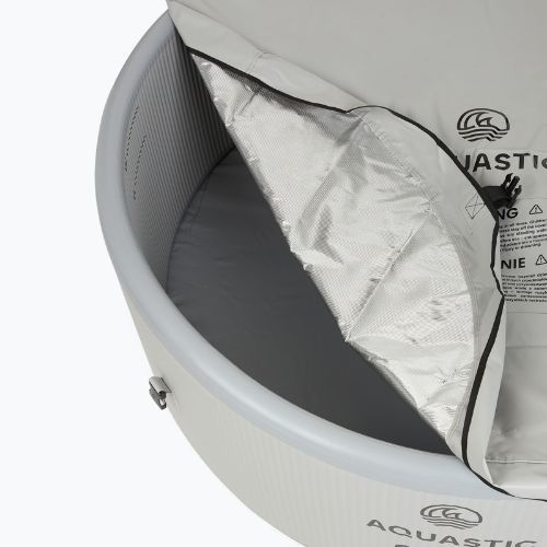 Bazén nafukovací AQUASTIC ONSEN drop stitch 700 l 150 cm šedý