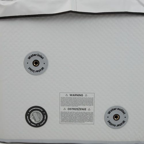 Nafukovací bazén AQUASTIC ONSEN drop stitch 1400 l 186 cm šedý