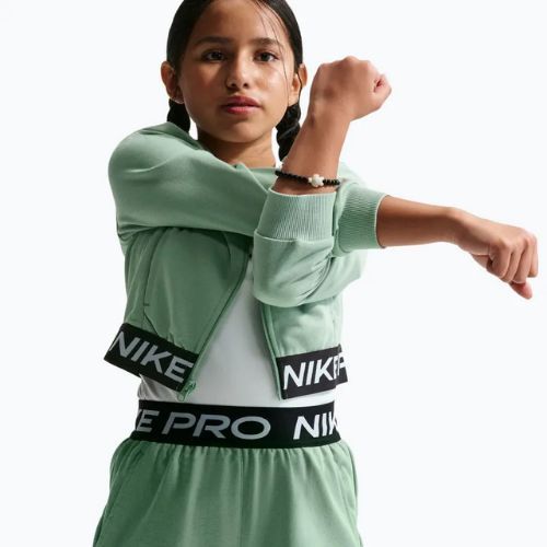 Dětské šortky Nike Pro Fleece Dri-Fit steam/steam/black/white