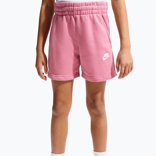 Dětské šortky Nike Sportswear Club Fleece peony/peony/white